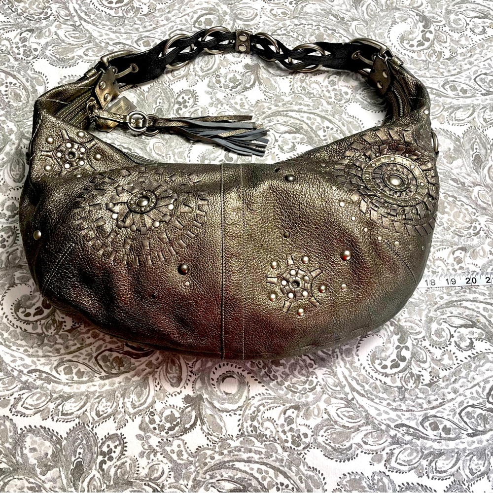Coach 1941 Vintage pewter Purse EUC